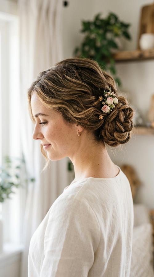 Romantic Rose Bun