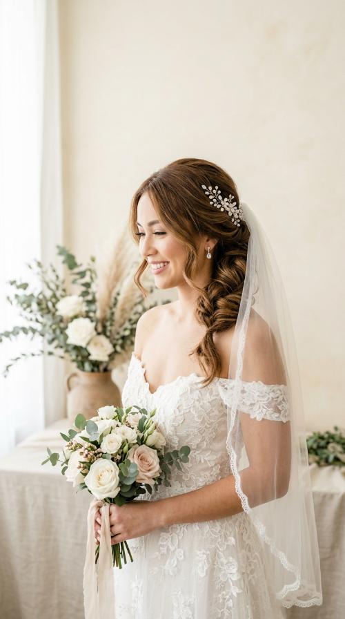 Romantic Side-Swept Bun