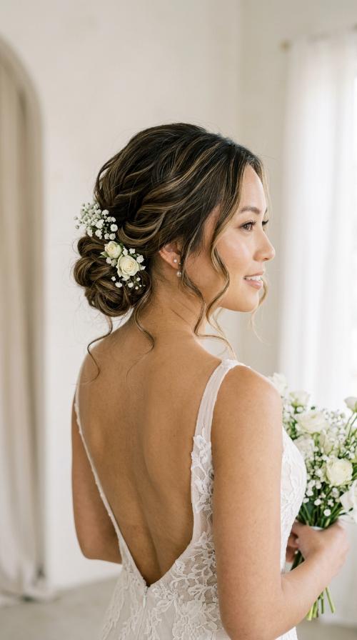 Romantic Textured Low Bun