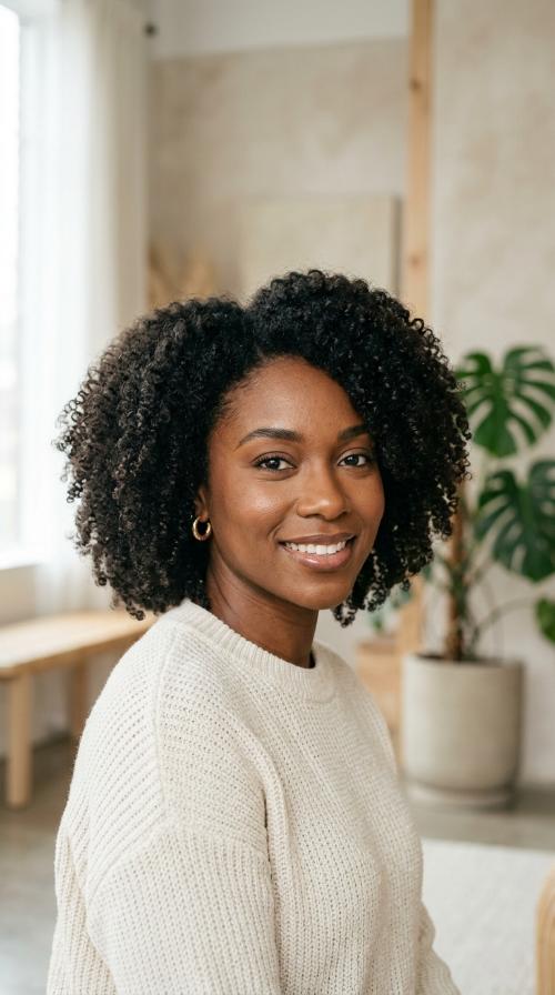 Rounded Afro-Inspired Shape