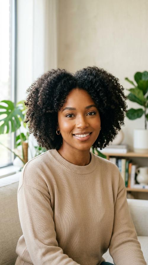 Rounded Afro-Inspired Shape