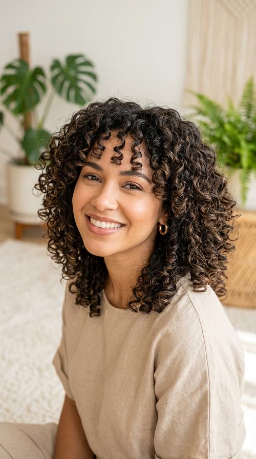 Rounded Layers for Natural Curls