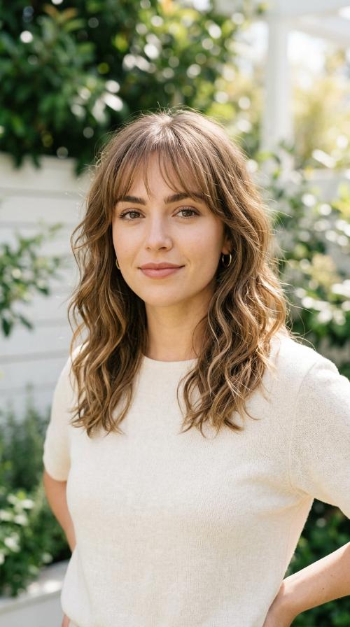See-Through Fringe with Soft Waves