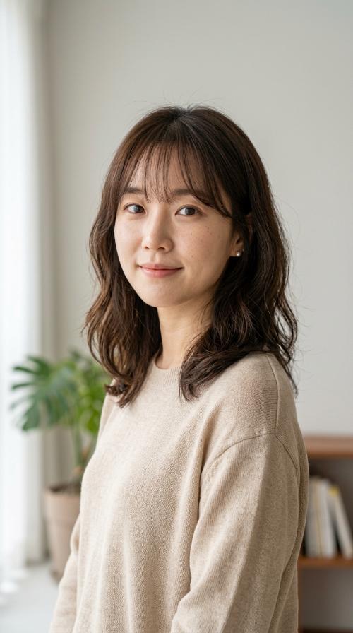 See-Through Korean-Style Bangs