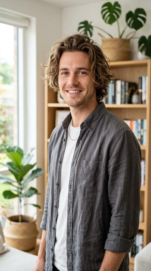 Shaggy Surf Hair
