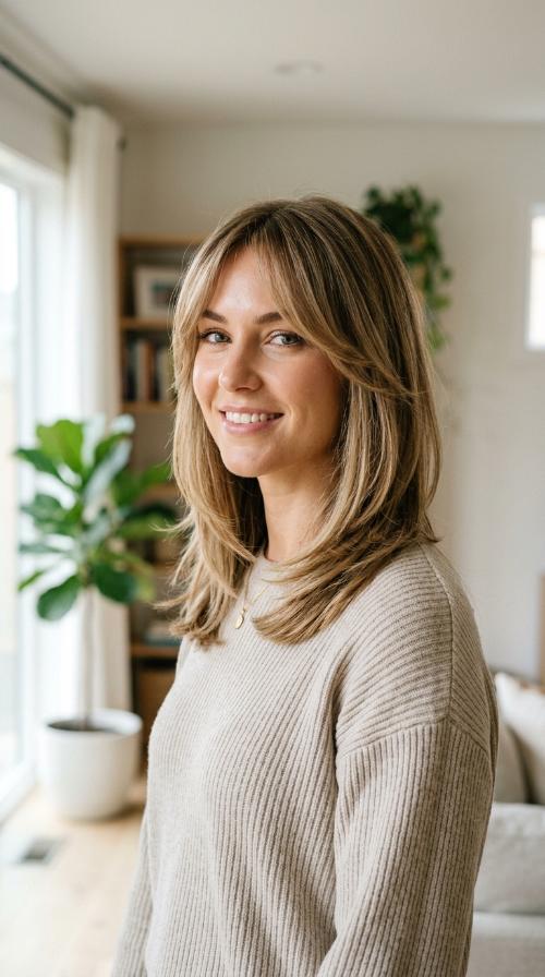 Shoulder-Grazing Layers with Side Fringe