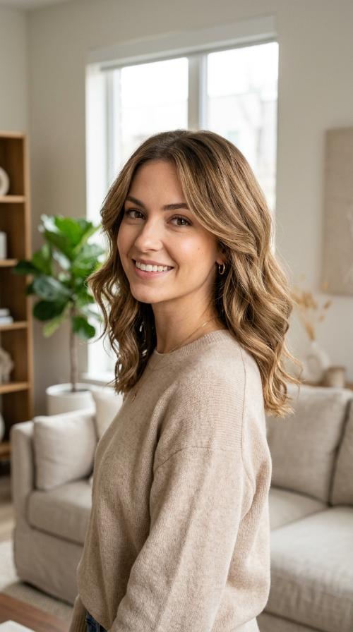 Shoulder-Length Soft Waves
