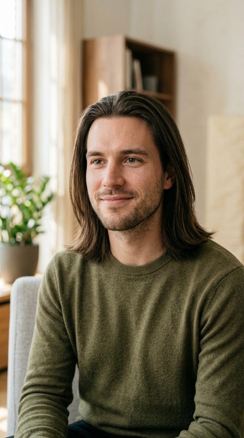 Shoulder-Length Straight Cut