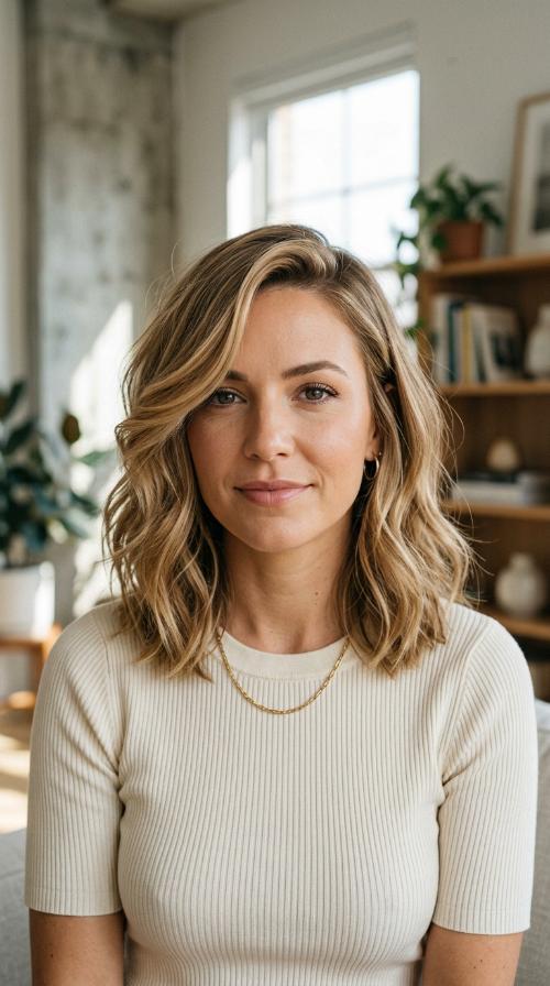 Side-Parted Soft Glam