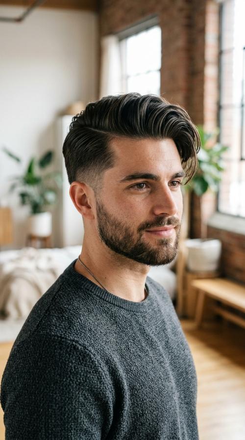 Side-Parted Undercut