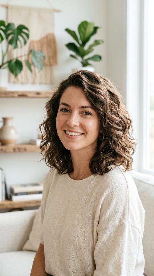 Side-Parted Voluminous Chop