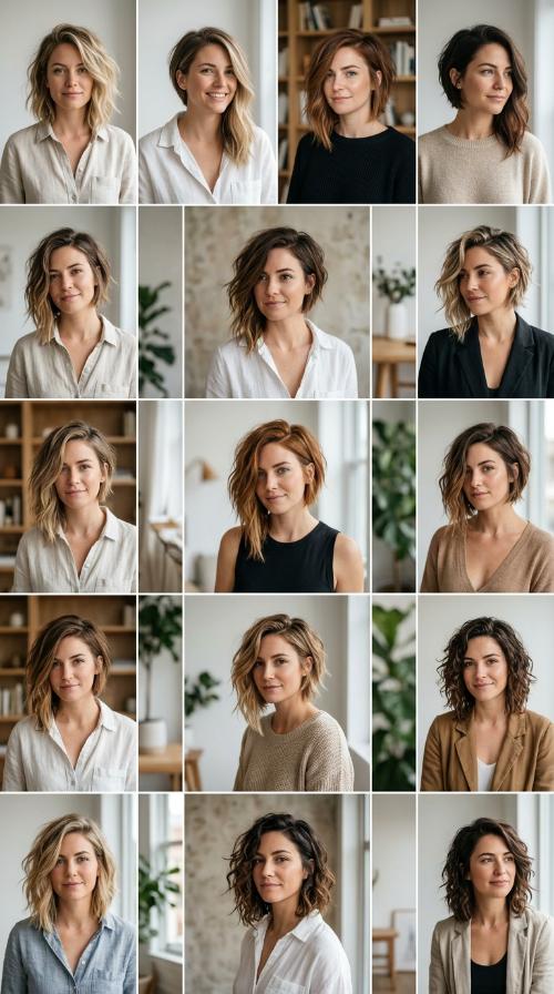 Side-Swept Asymmetrical Cut
