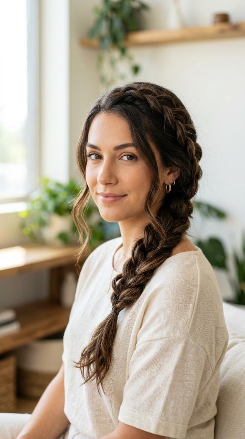 Side-Swept Braid