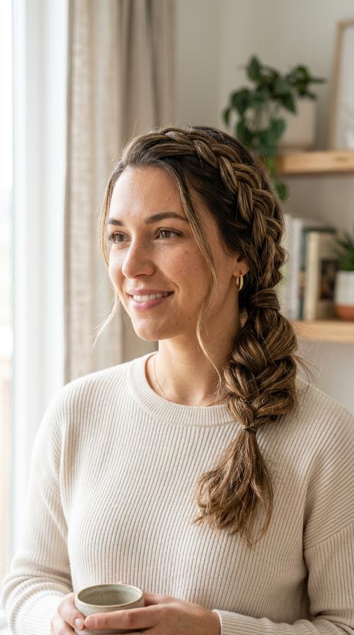 Side-Swept Braids