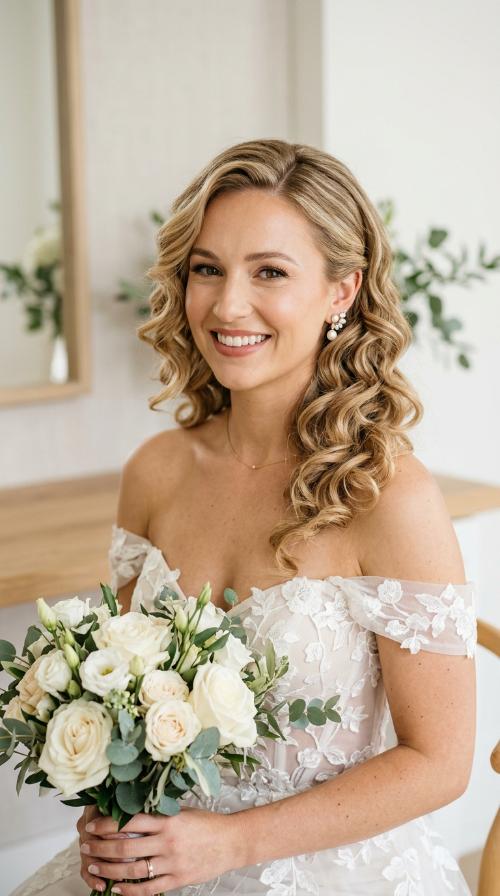 Side-Swept Curls