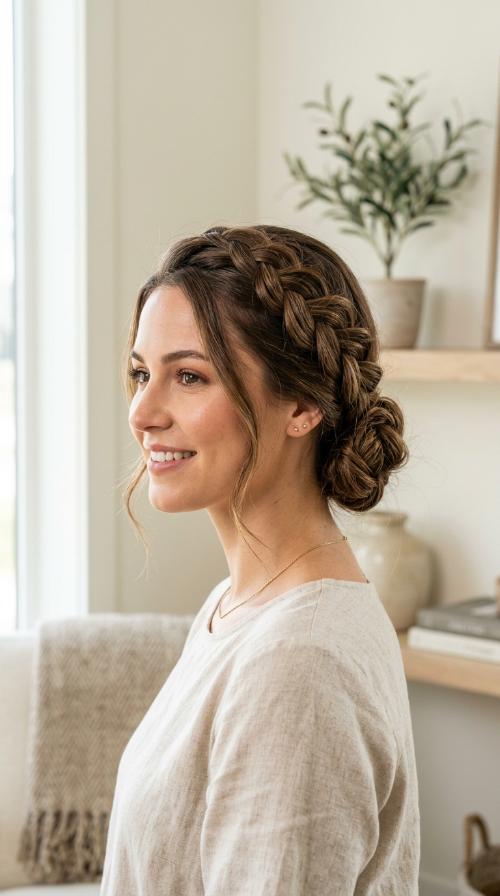 Side-Swept Dutch Braid