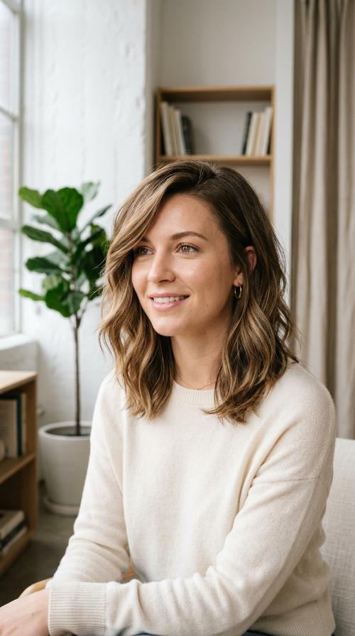 Side-Swept Layered Lob
