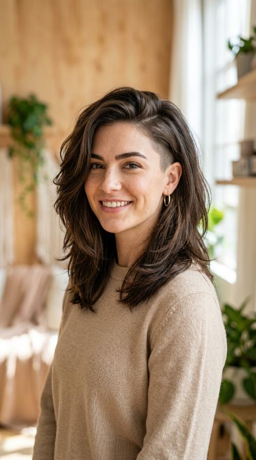 Side-Swept Undercut (Subtle)