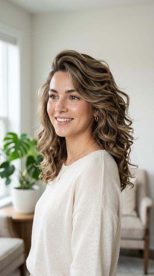 Side-Swept Voluminous Waves