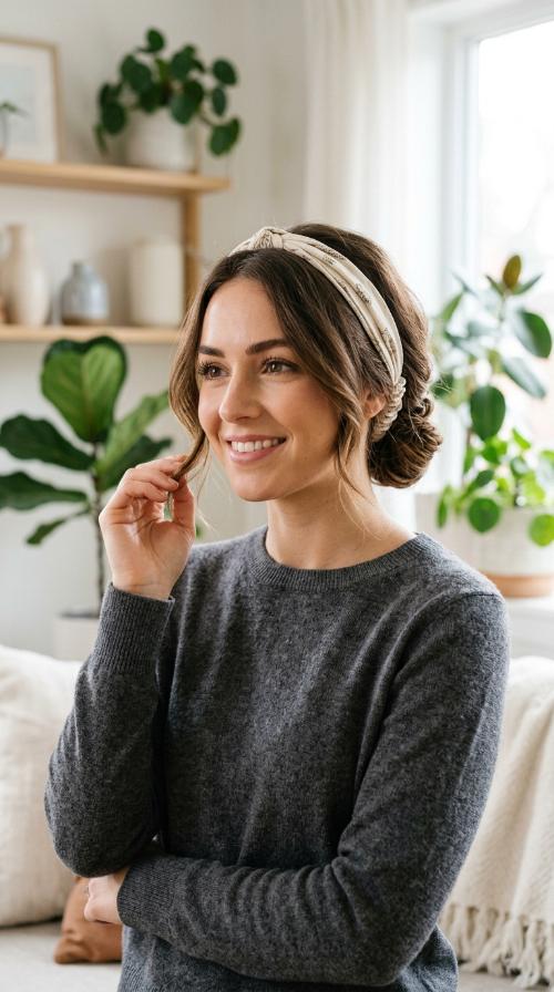 Simple Headband Tuck