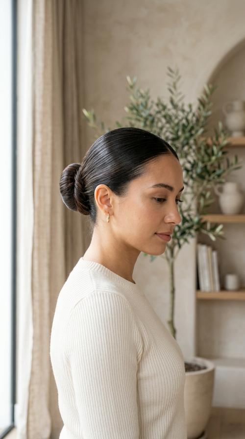 Sleek Ballerina Bun