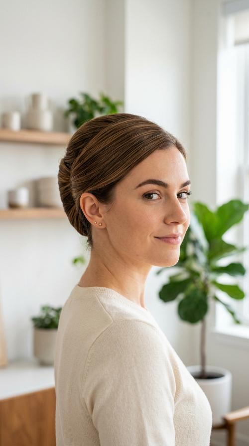Sleek French Twist