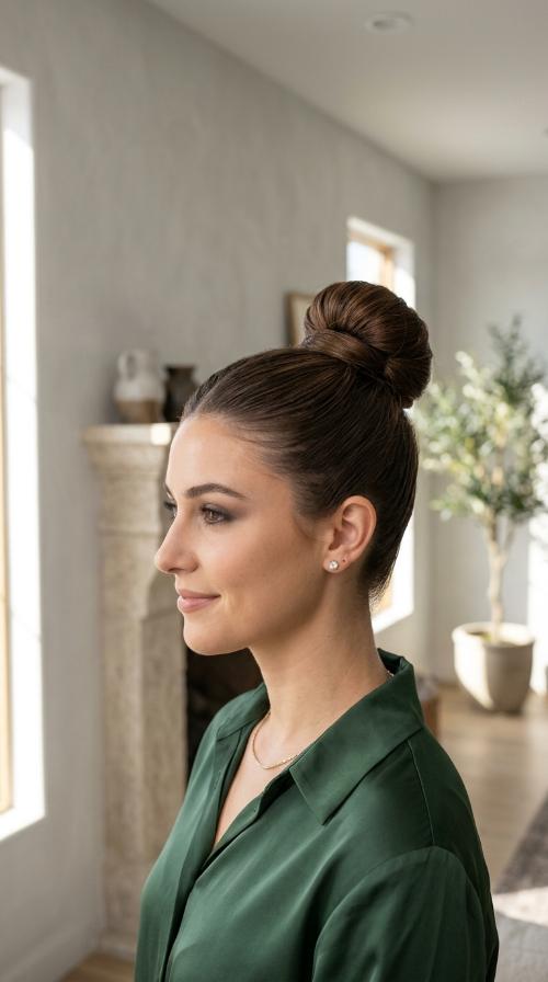 Sleek High Bun