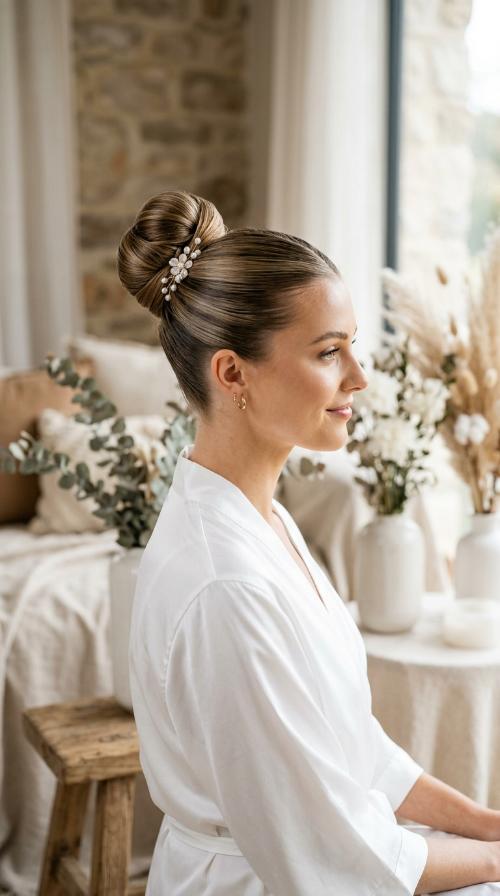Sleek High Bun