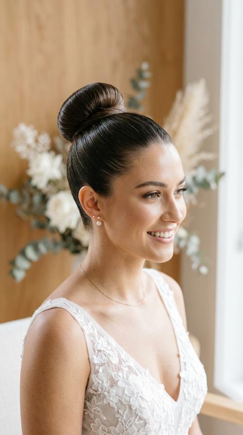 Sleek High Bun