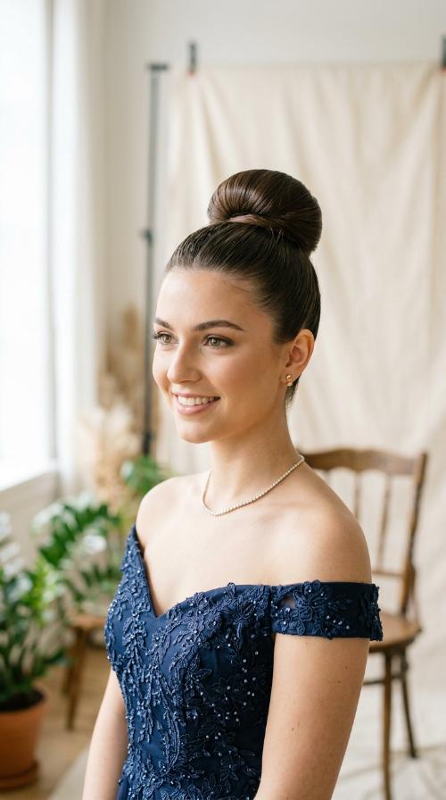 Sleek High Bun