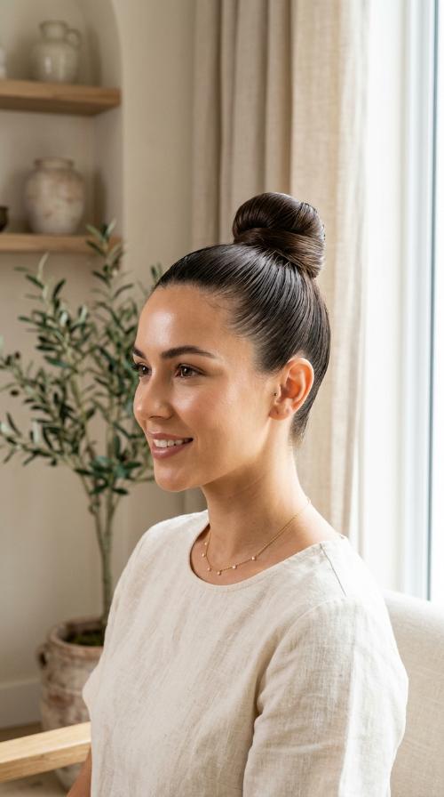 SLEEK HIGH TOPKNOT