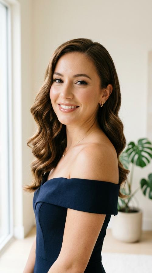 Sleek Hollywood Waves