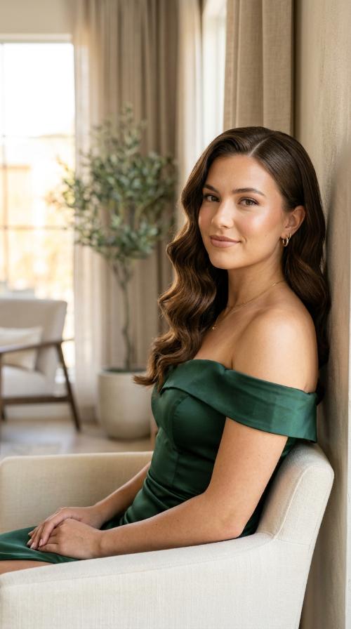 Sleek Hollywood Waves