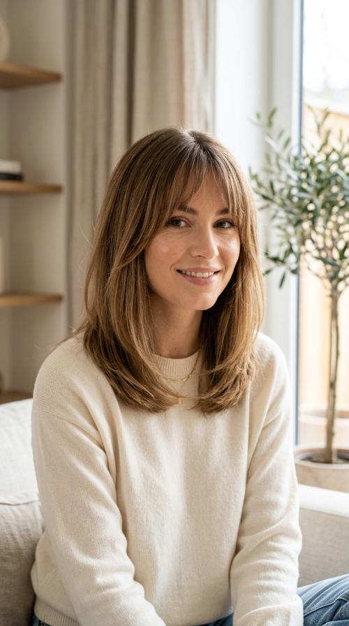 Sleek Internal Layers with Textured Fringe