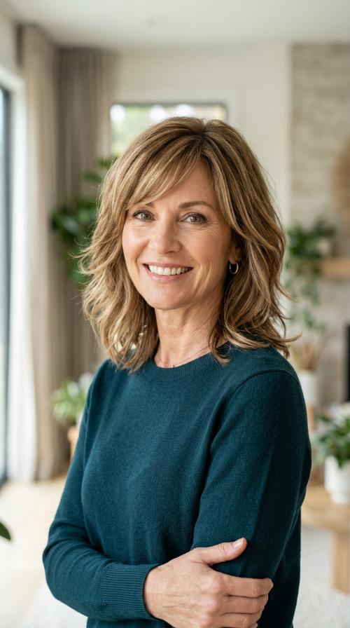 Sleek Layered Cut with Side Sweep