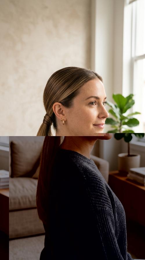 Sleek Low Ponytail