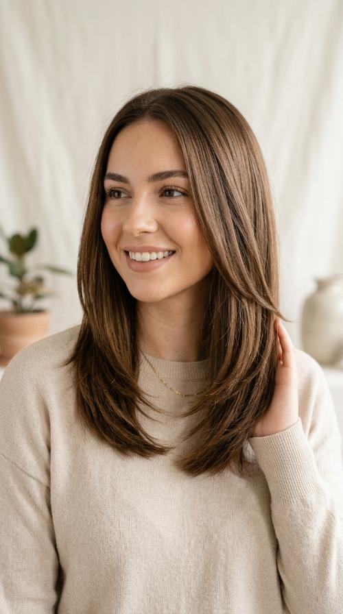 Sleek Minimalist Straight Layers