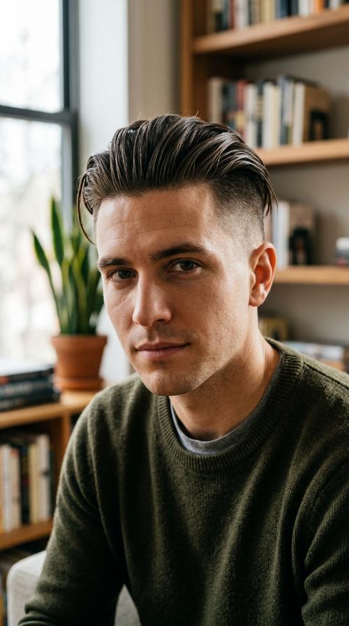 Slicked Back Undercut