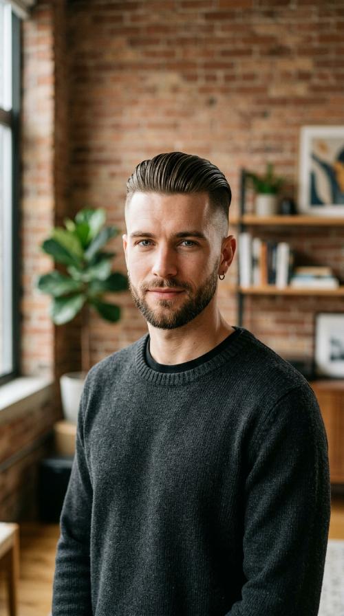 Slicked Back Undercut