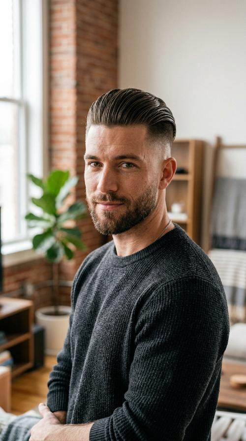 Slicked Back Undercut