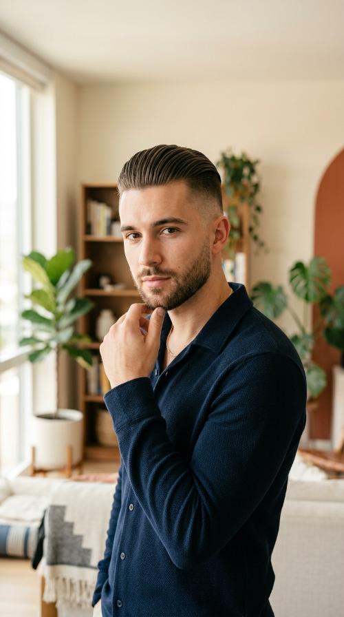 Slicked Back Undercut