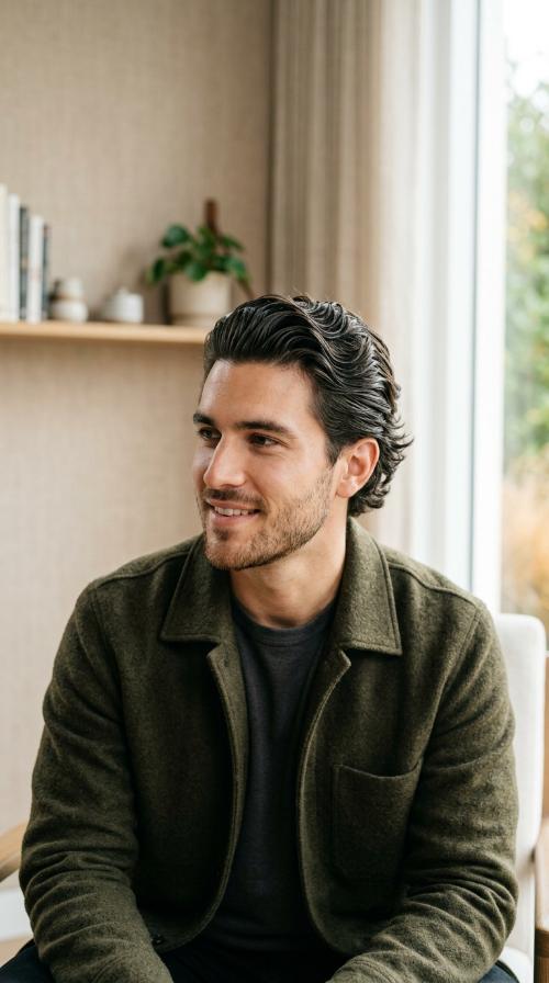 Slicked Back Waves