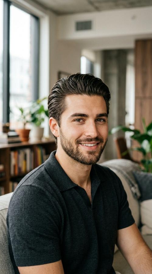 Slicked Back Waves