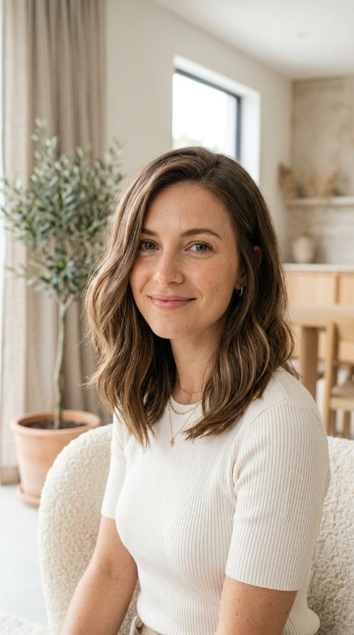 Soft A-Line Long Bob