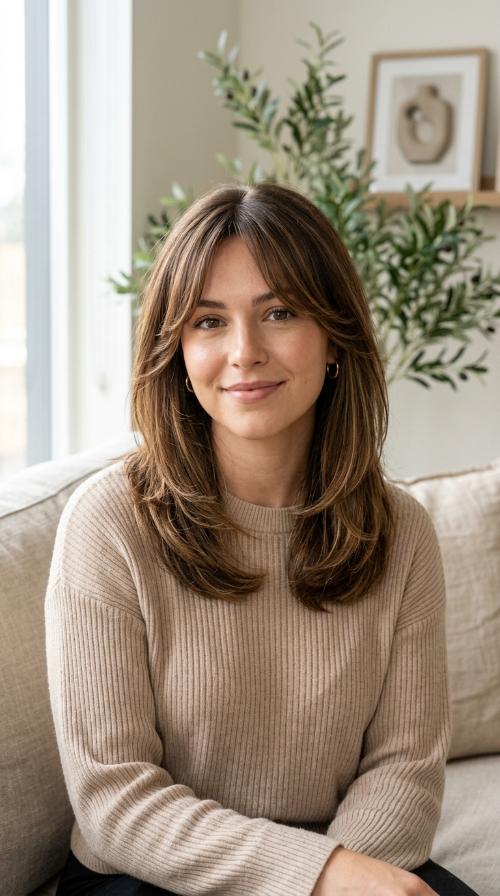 Soft Internal Layers with Center-Split Fringe