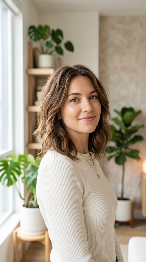 Soft Layered Lob (Long Bob)