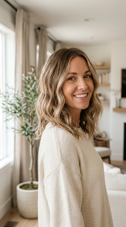 Soft Sandy Blonde Babylights