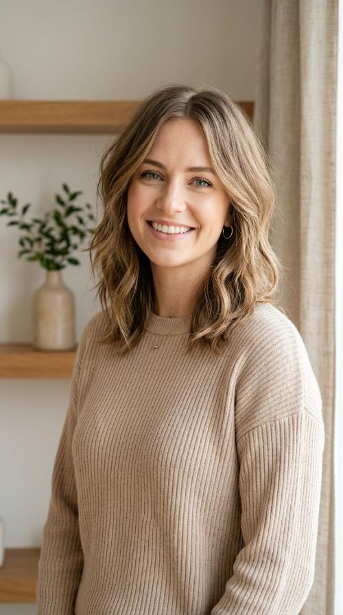 Soft Shag with Choppy Ends