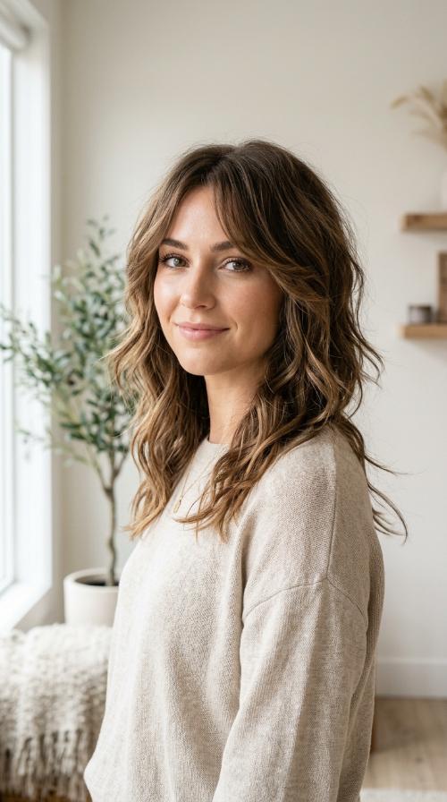 Soft Shag with Face-Framing Layers