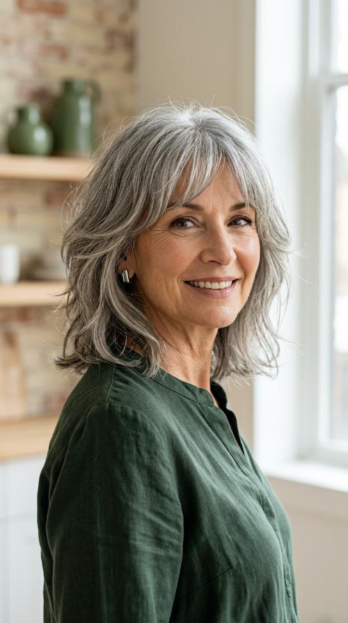 Soft Shag with Face-Framing Layers